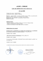 CM 23 MAI 2025 Liste délibérations